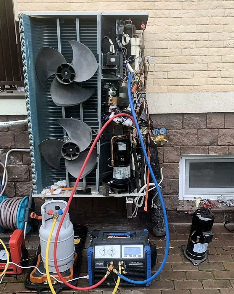 дополнительные услуги, услуги по кондиционированию, замена компрессора кондиционера эвакуация фреона